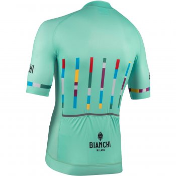 Bianchi Milano Fanaco Men's Cycling Jersey (Celeste) S, M, L, XL, 2XL