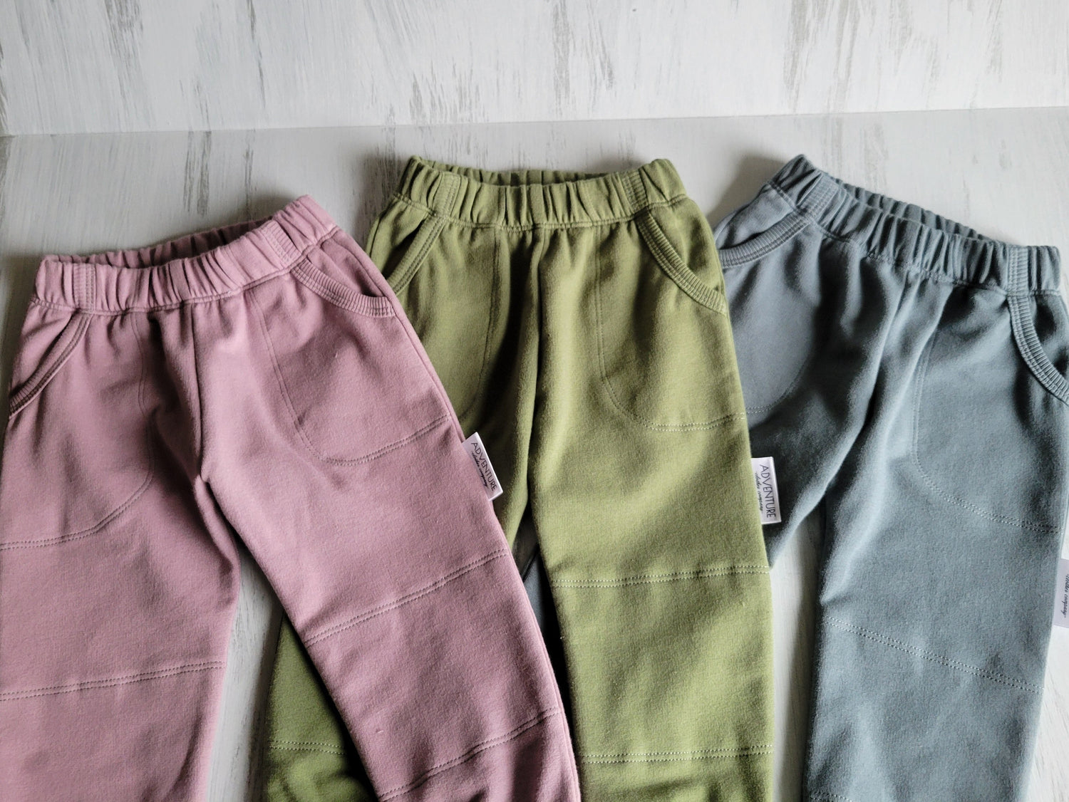 Kids Double Knee Sweats -Organic American Made Cotton