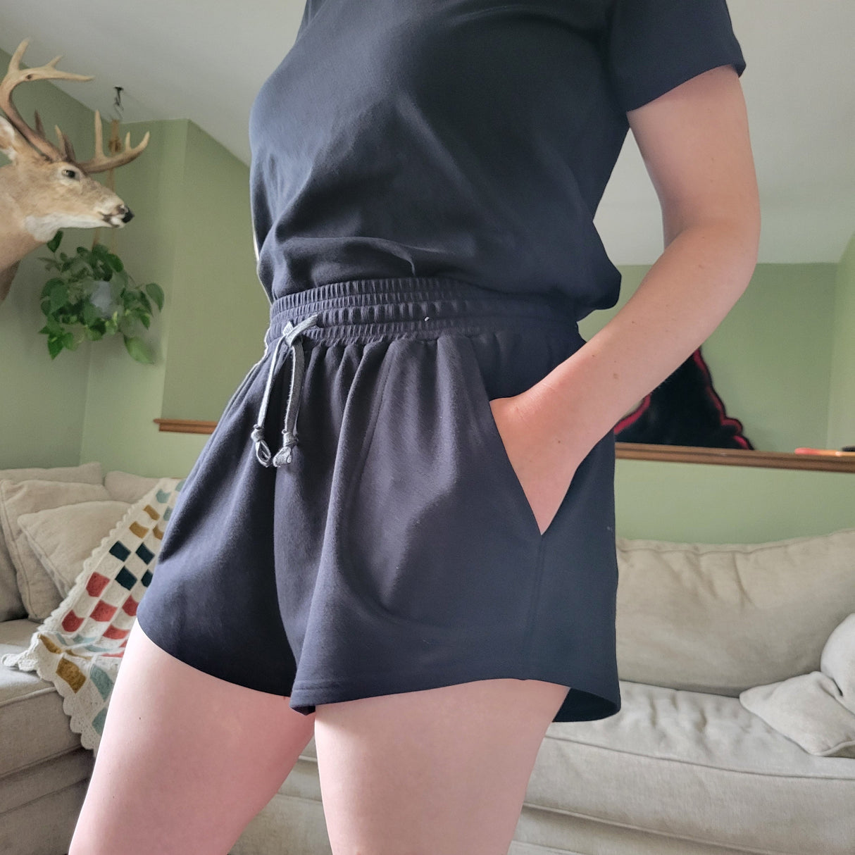 Womens Lounge Set - Shorts