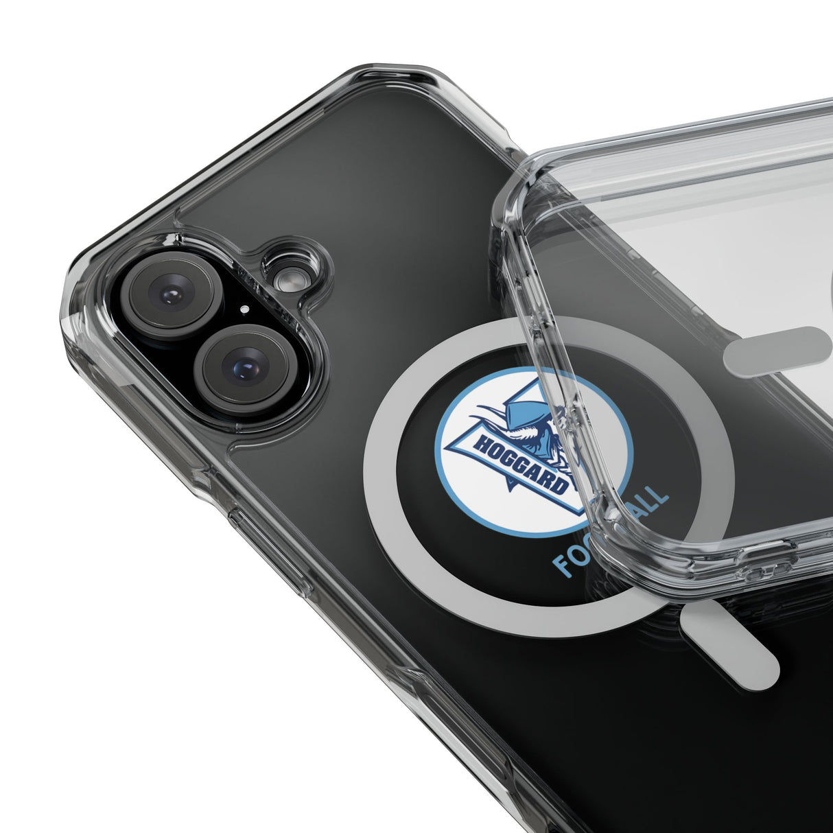 Hoggard Vikings Football Clear Magnetic MagSafe iPhone Case