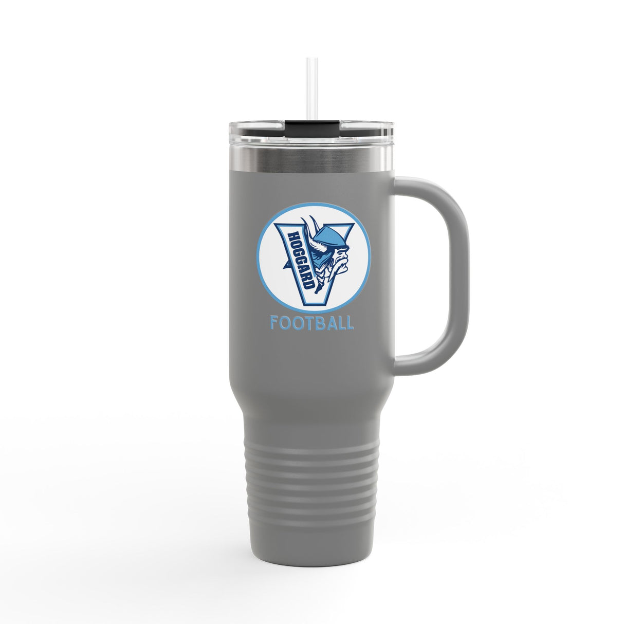 Hoggard Vikings Football 40oz Insulated Stainless Steel Tumbler