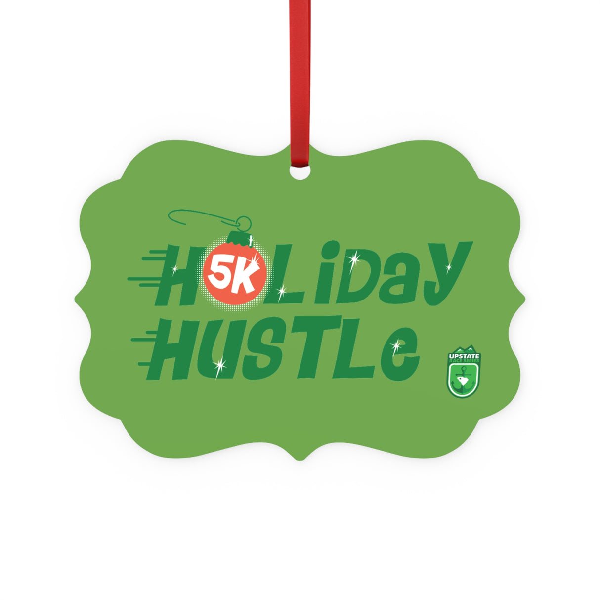 Holiday Hustle 5K Metal Ornament