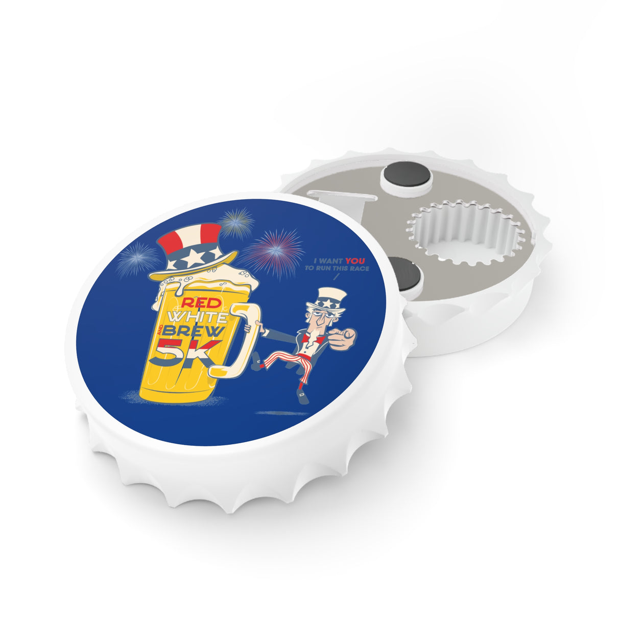 Red White & Brew 5K Bottle Opener