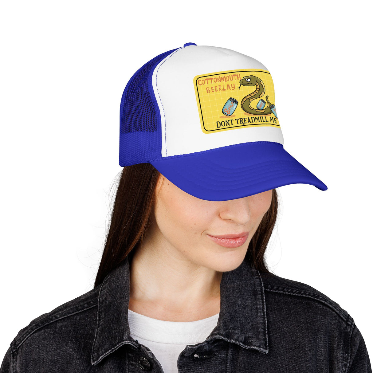 Cottonmouth Beer Relay Don’t Treadmill Me Foam Trucker Hat