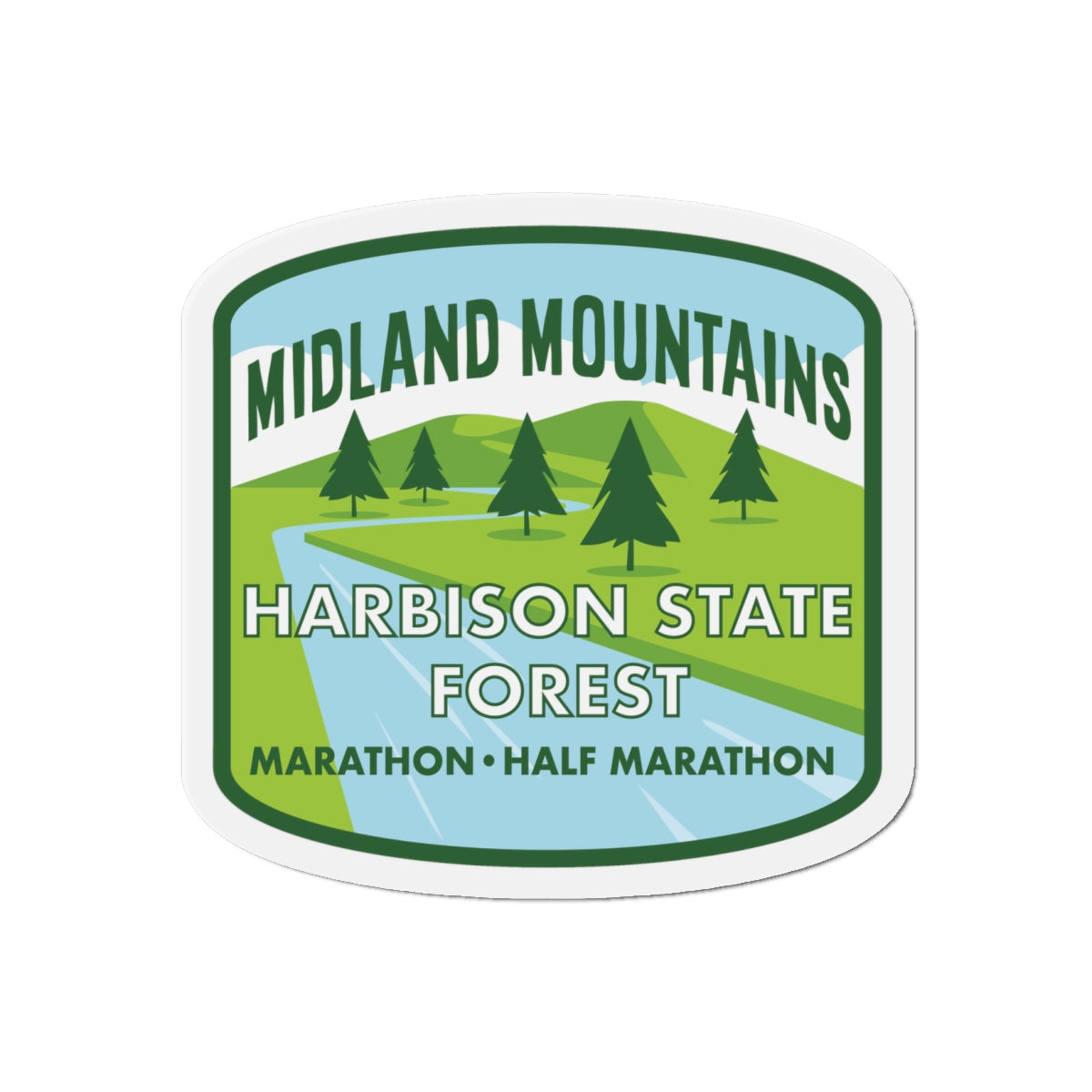 Midland Mountains Trail Series Magnets