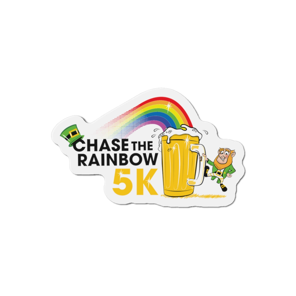 Chase the Rainbow 5K Magnets