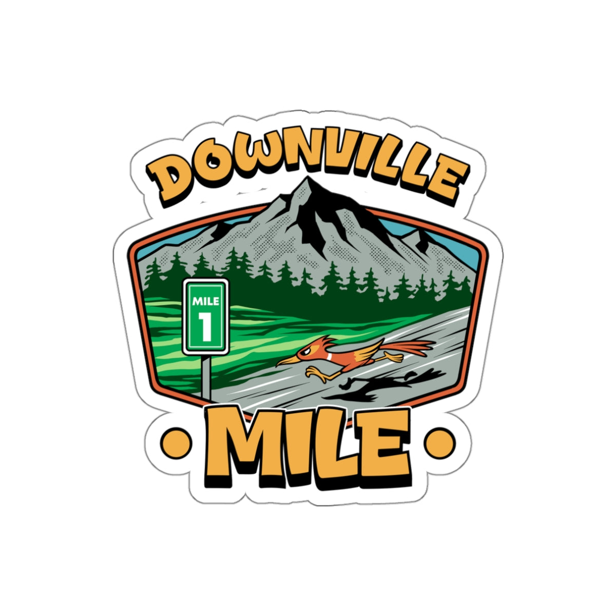 The Downville Mile Vinyl Decal