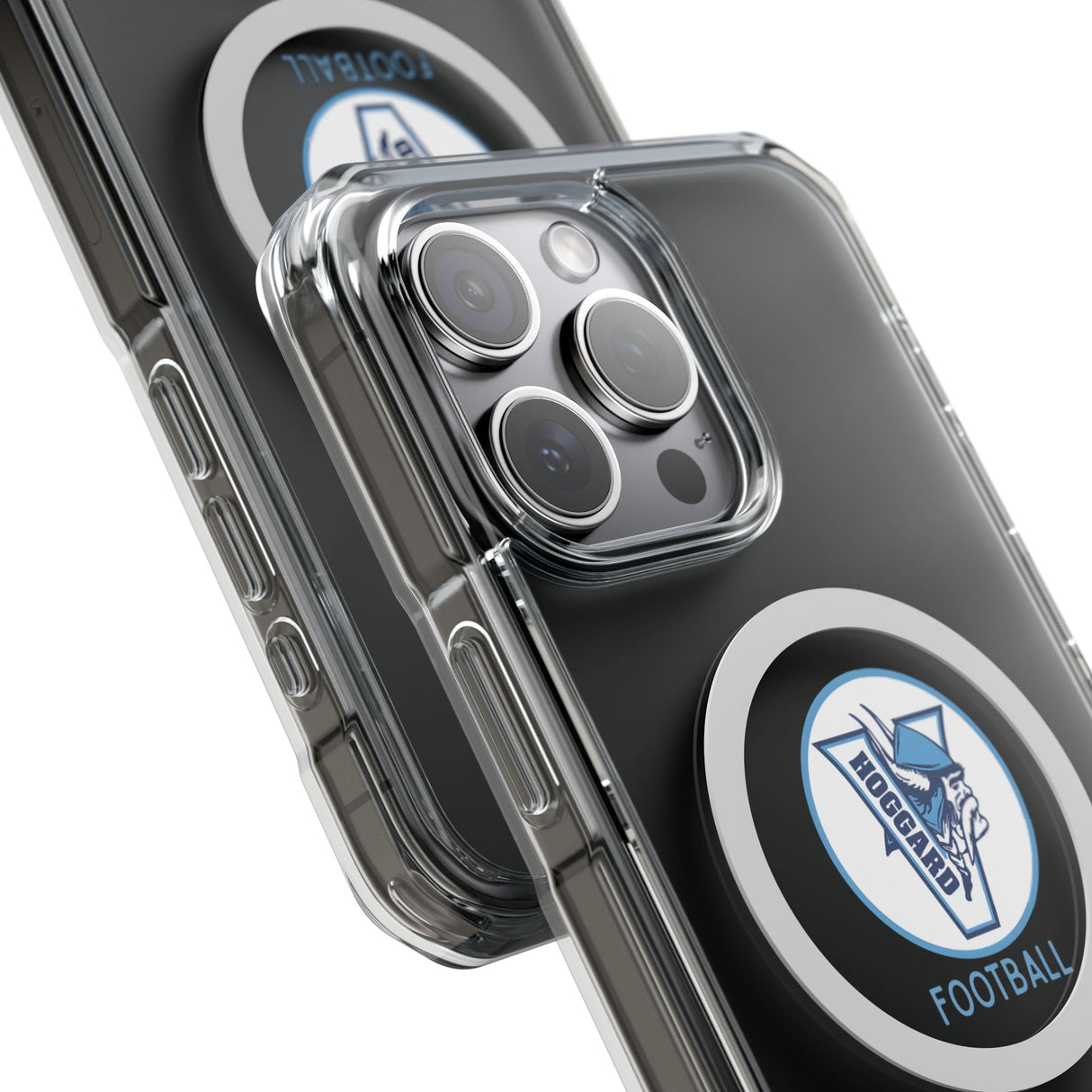 Hoggard Vikings Football Clear Magnetic MagSafe iPhone Case