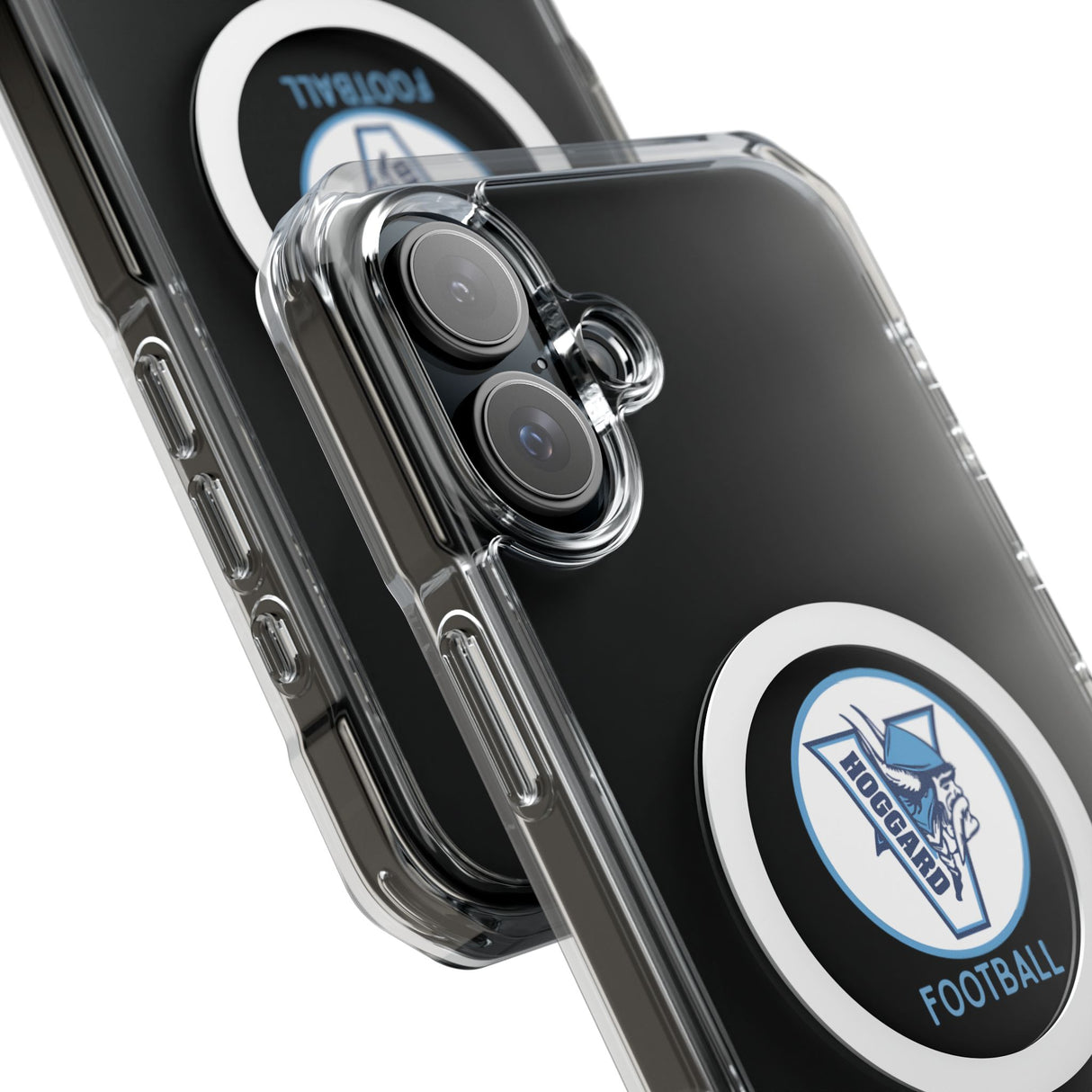 Hoggard Vikings Football Clear Magnetic MagSafe iPhone Case