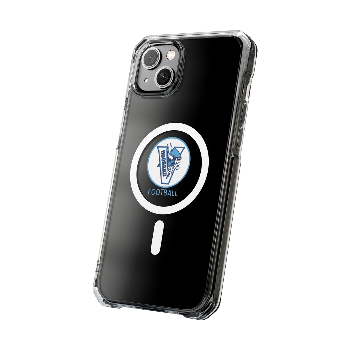 Hoggard Vikings Football Clear Magnetic MagSafe iPhone Case
