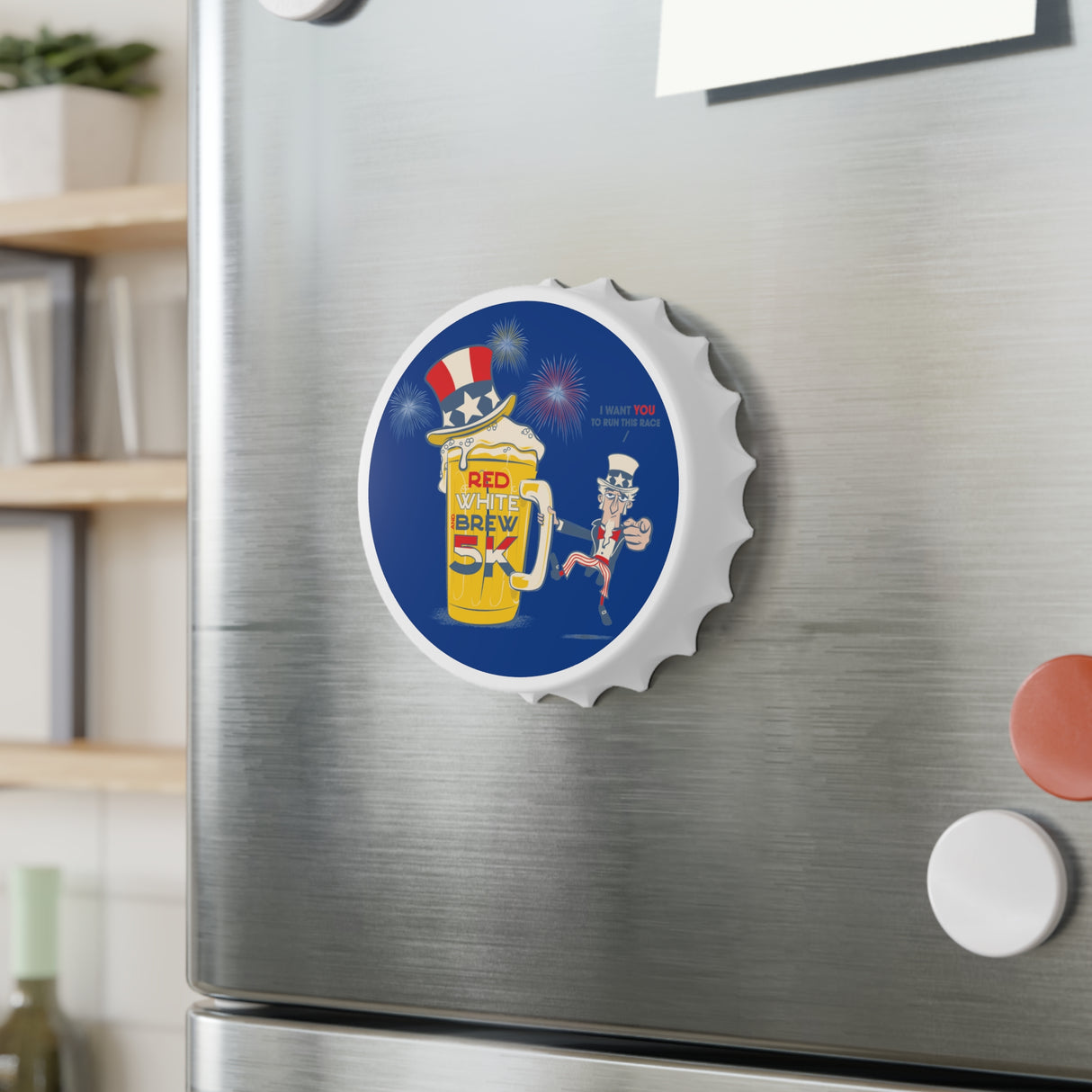 Red White & Brew 5K Bottle Opener