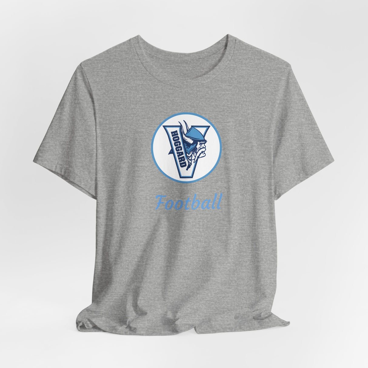 Hoggard Vikings Football Unisex Heathered Tee