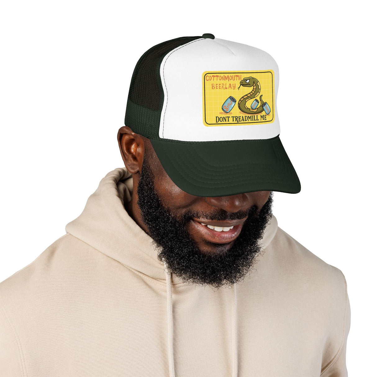 Cottonmouth Beer Relay Don’t Treadmill Me Foam Trucker Hat