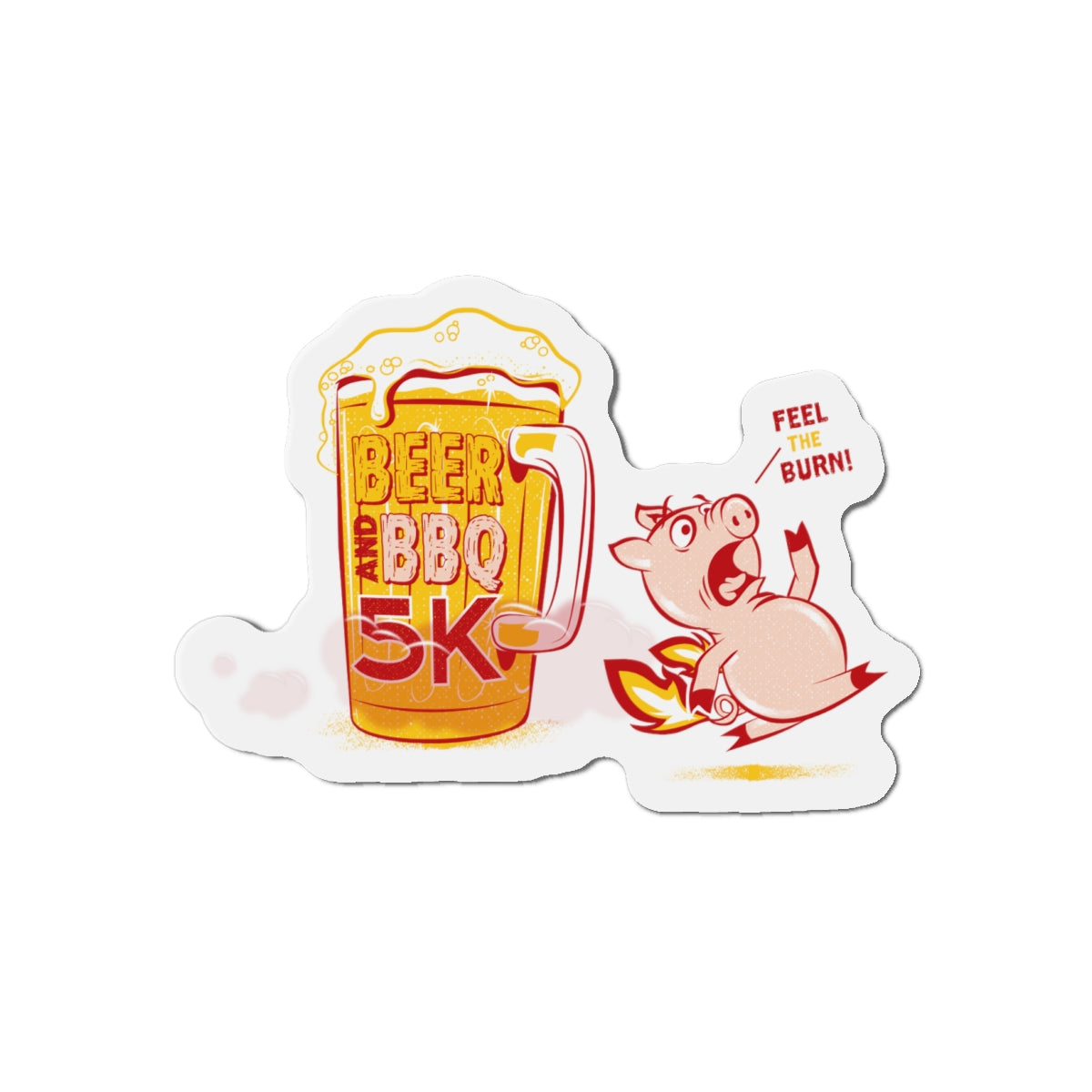Beer and BBQ 5K Magnets