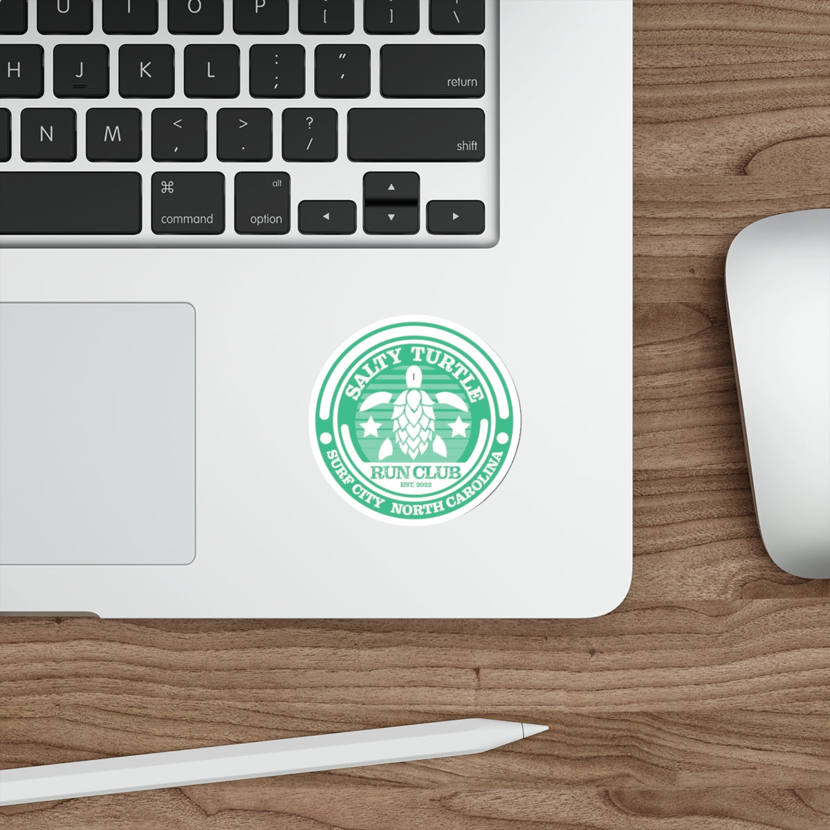 Salty Turtle Run Club Vinyl Decal
