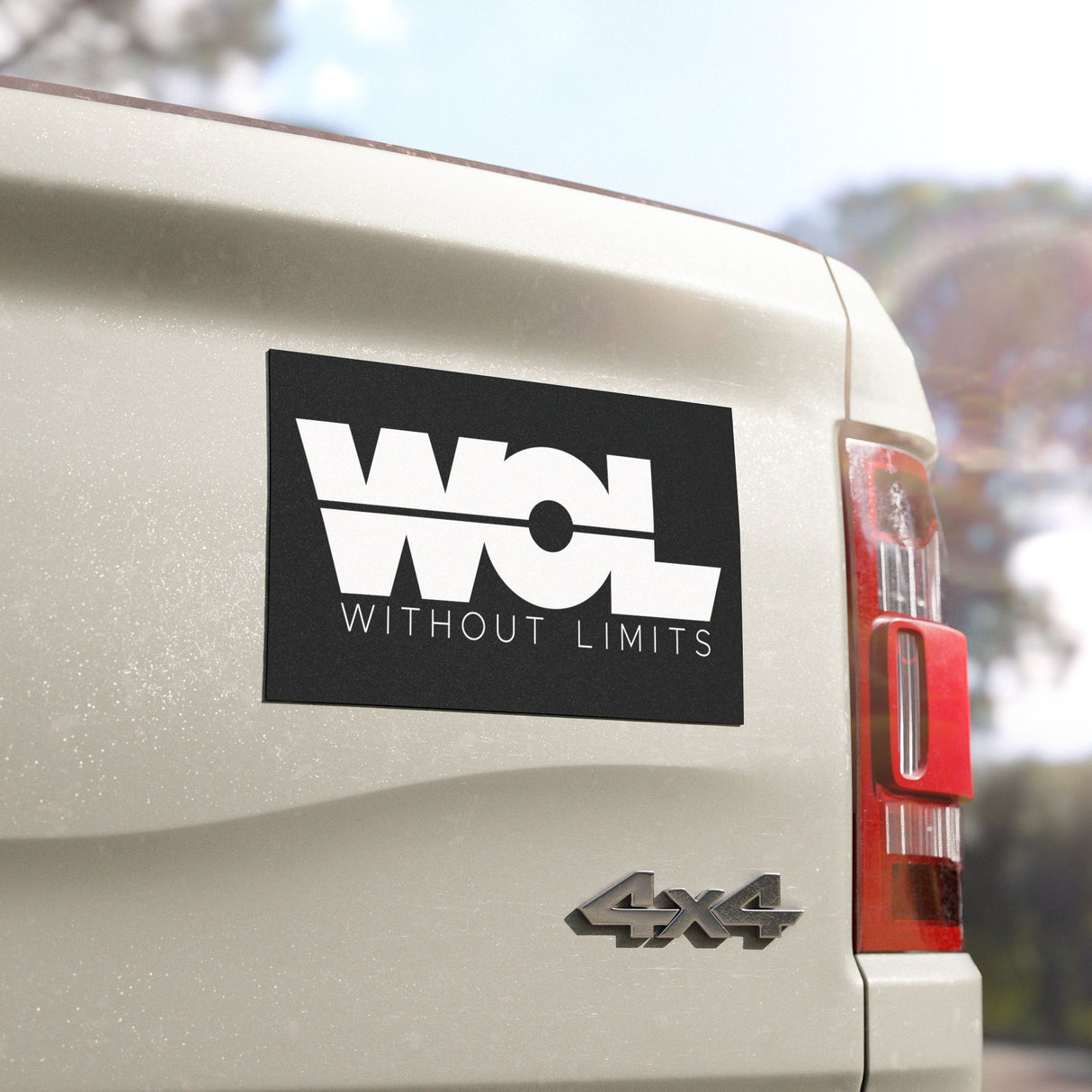 WOL Without Limits Car Magnetic Decal
