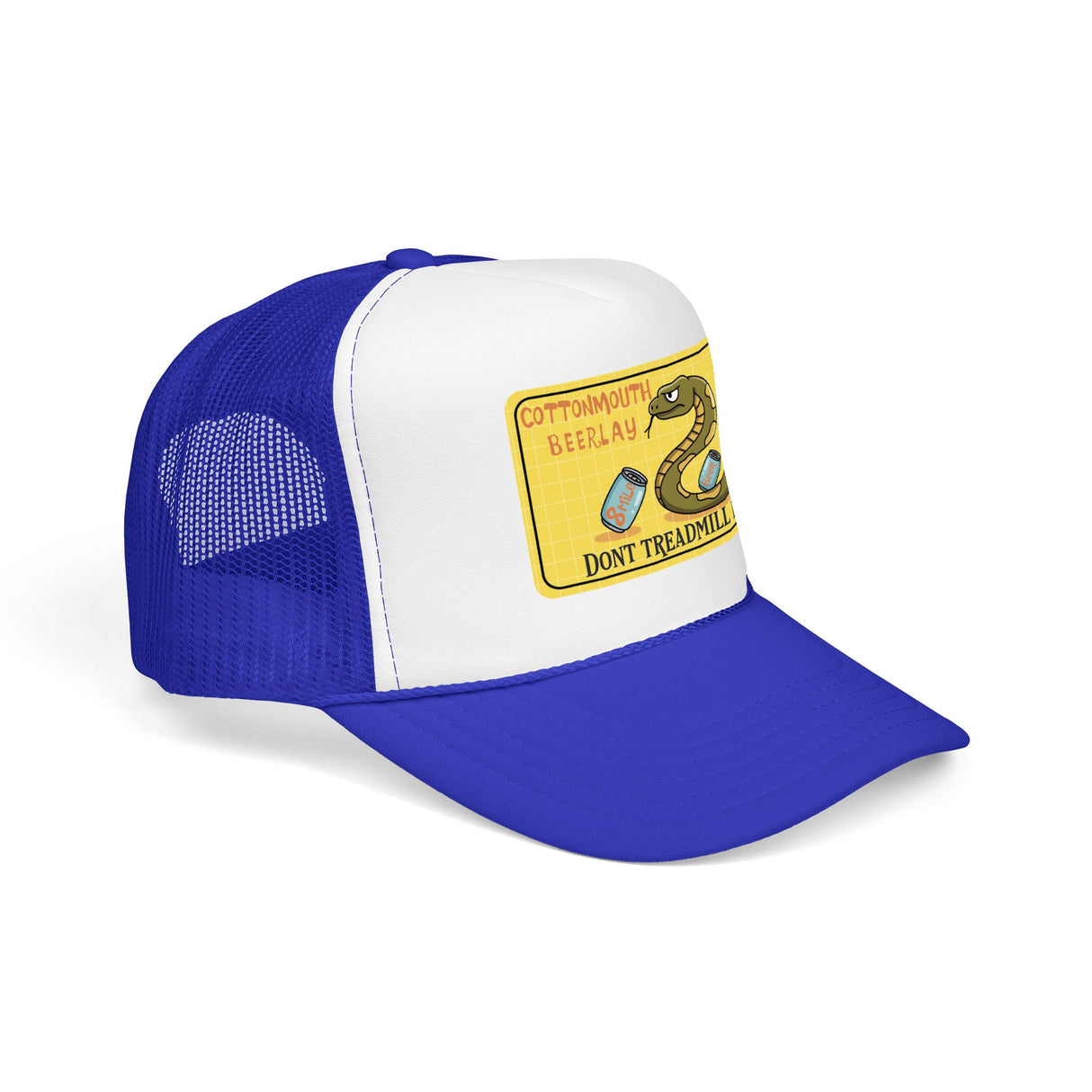 Cottonmouth Beer Relay Don’t Treadmill Me Foam Trucker Hat