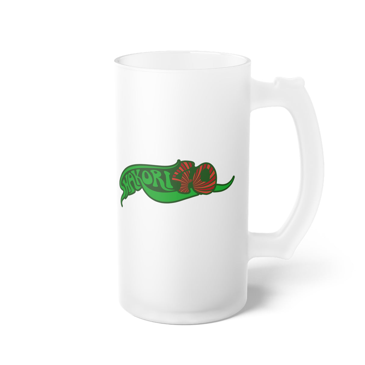 Shakori 40 Frosted Glass Beer Mug - 16 oz