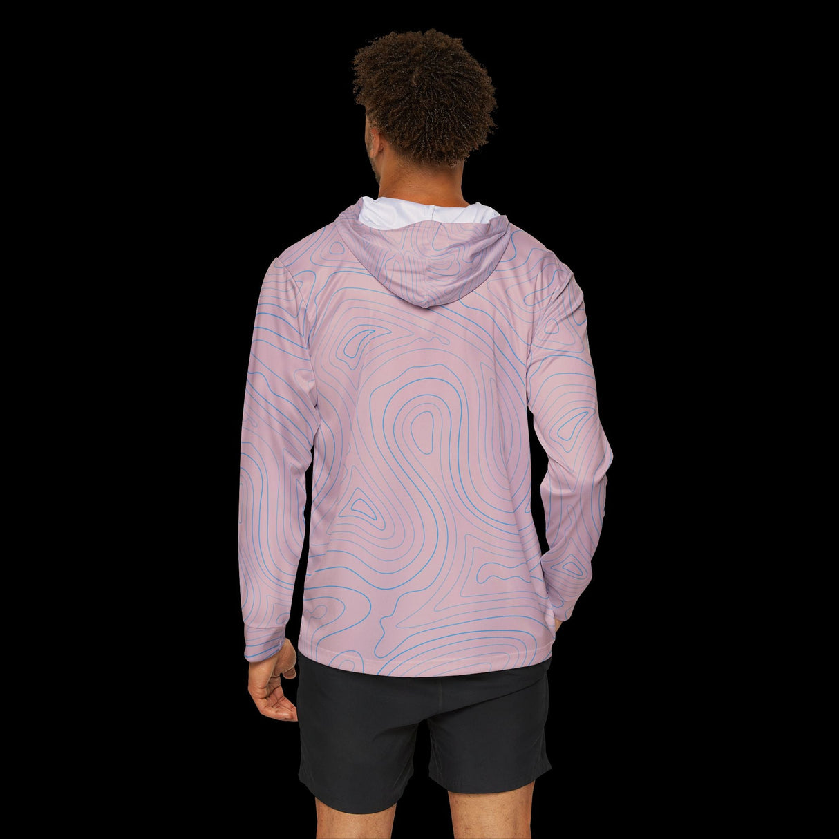 Coral Wave Performance Pullover