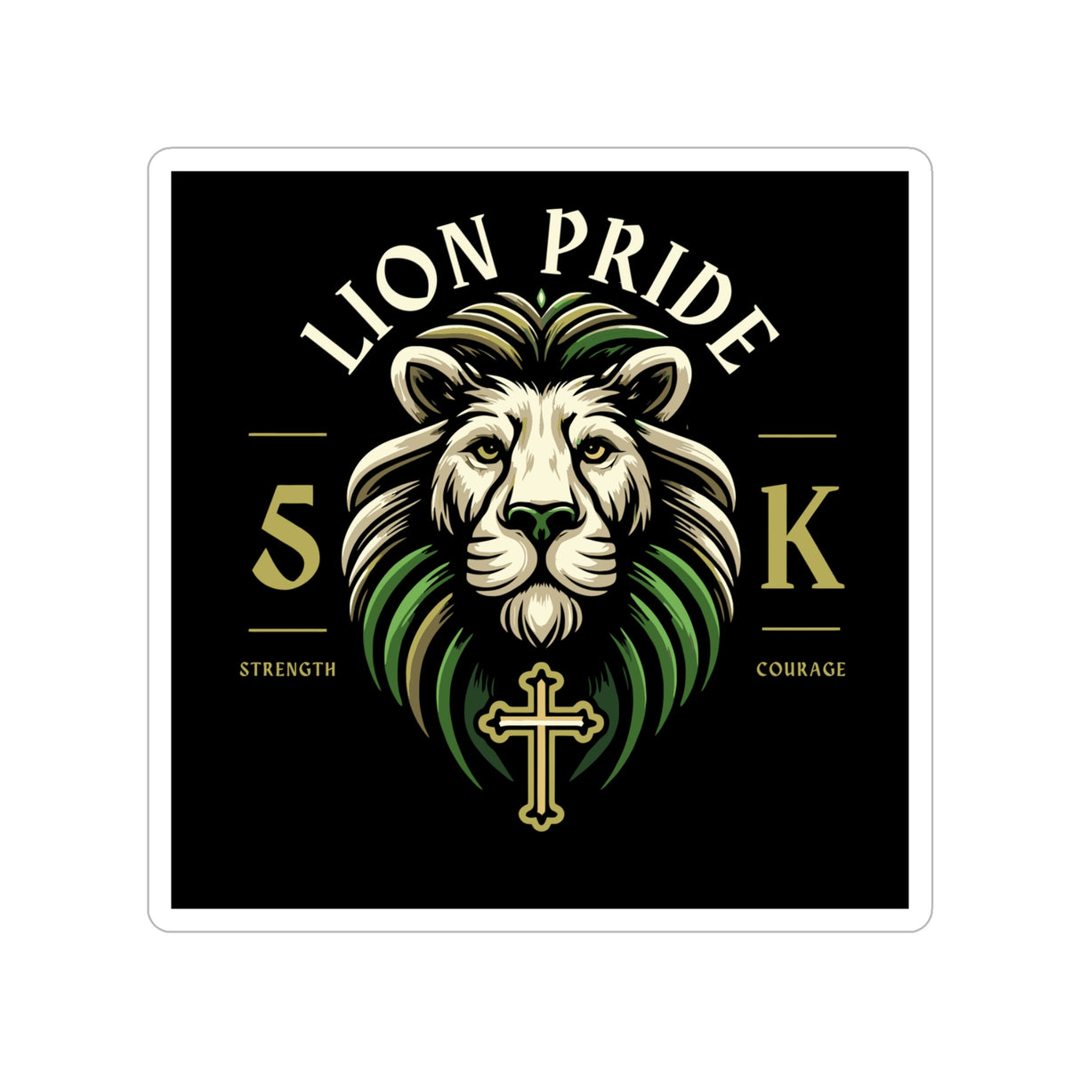 Lion Pride 5K Vinyl Decals
