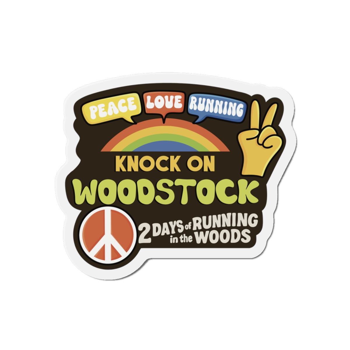 Knock on Woodstock Magnets