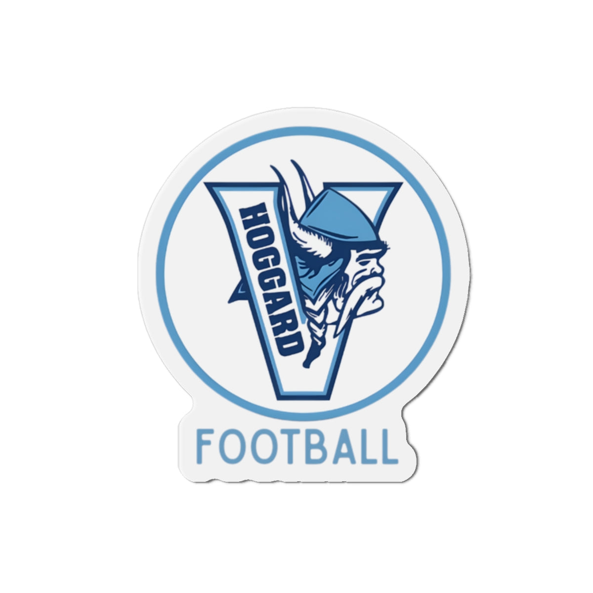 Hoggard Vikings Football Magnet