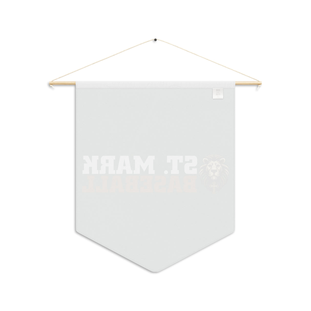 St. Mark Catholic Baseball Pennant Banner