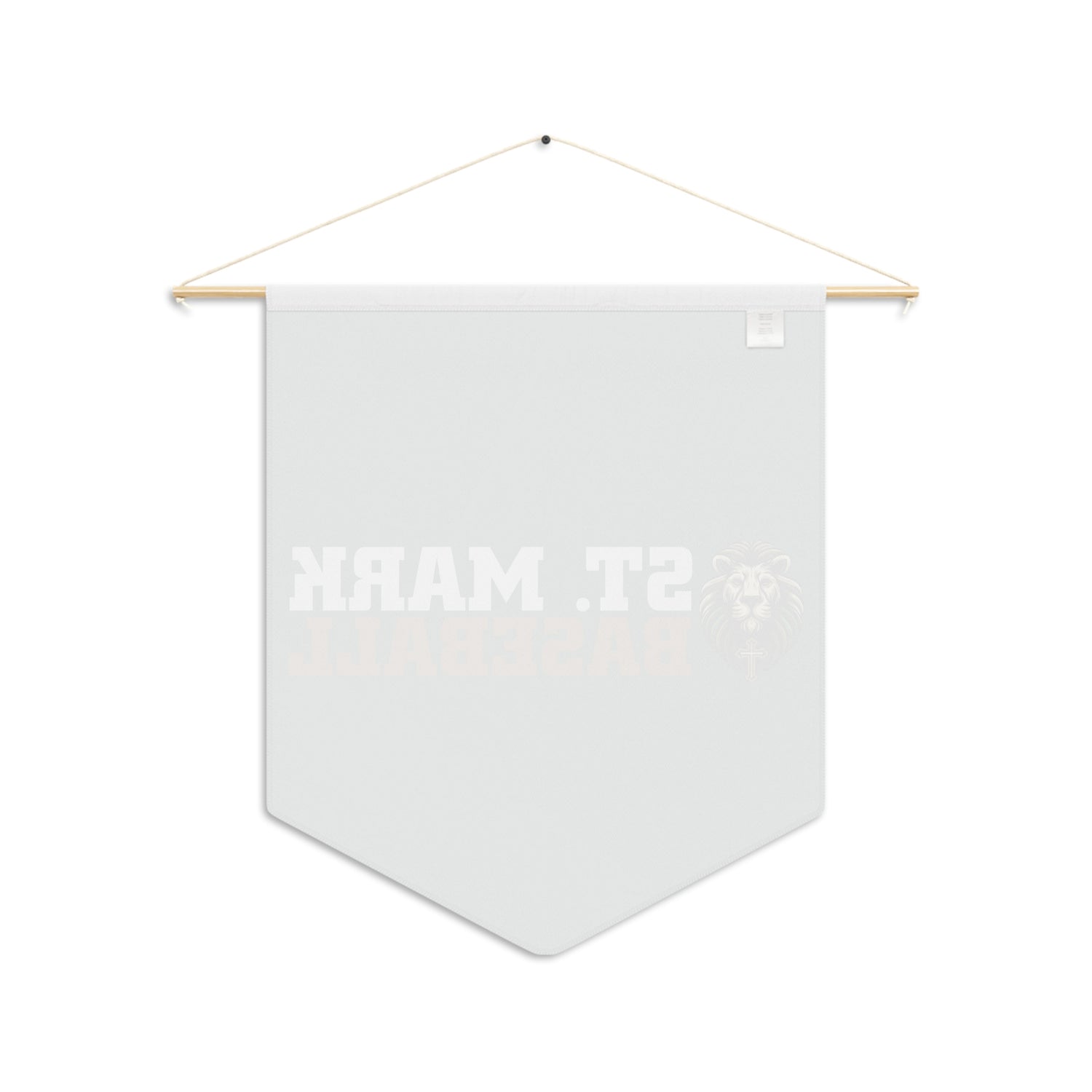 St. Mark Catholic Baseball Pennant Banner