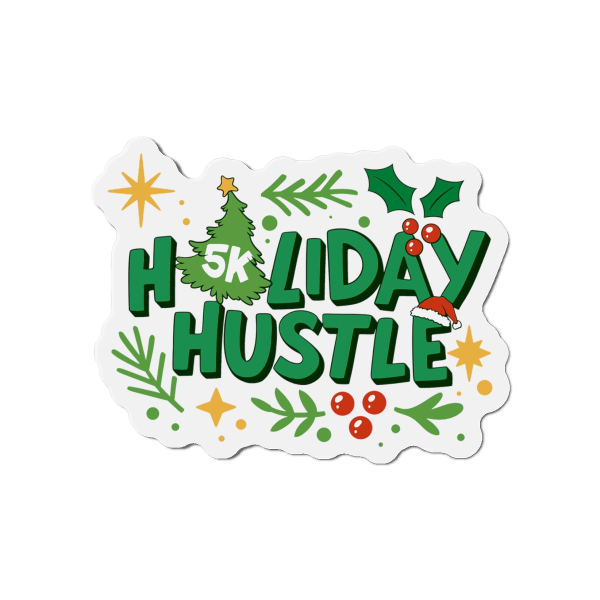 Holiday Hustle 5K Magnets