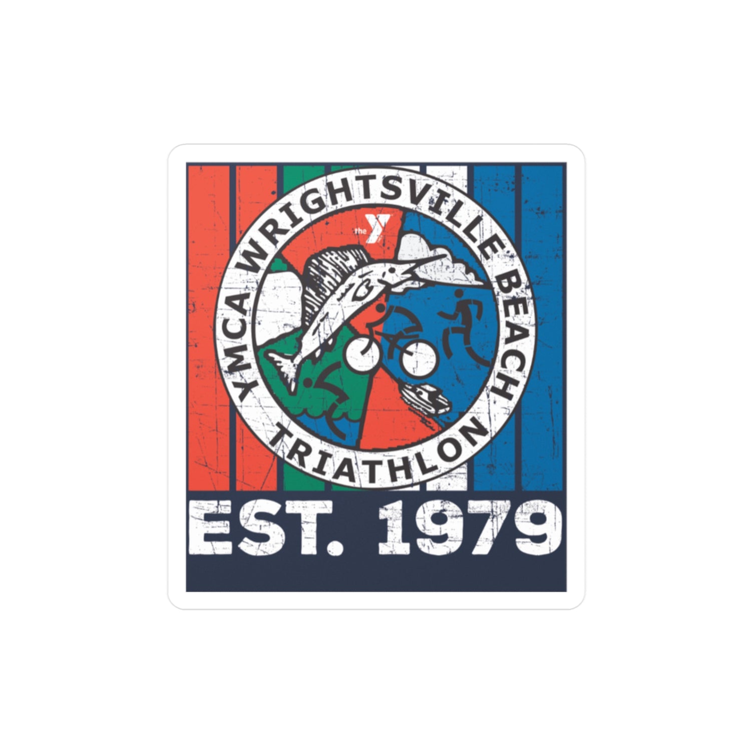 Wrightsville Beach Triathlon - EST. 1979 Vinyl Decals