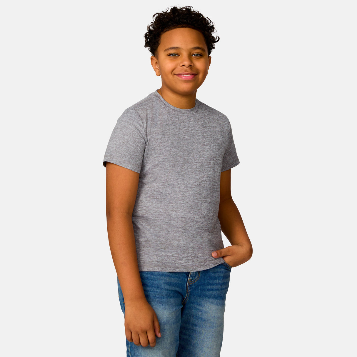 Boys' Microtech® Crew Neck Shirt