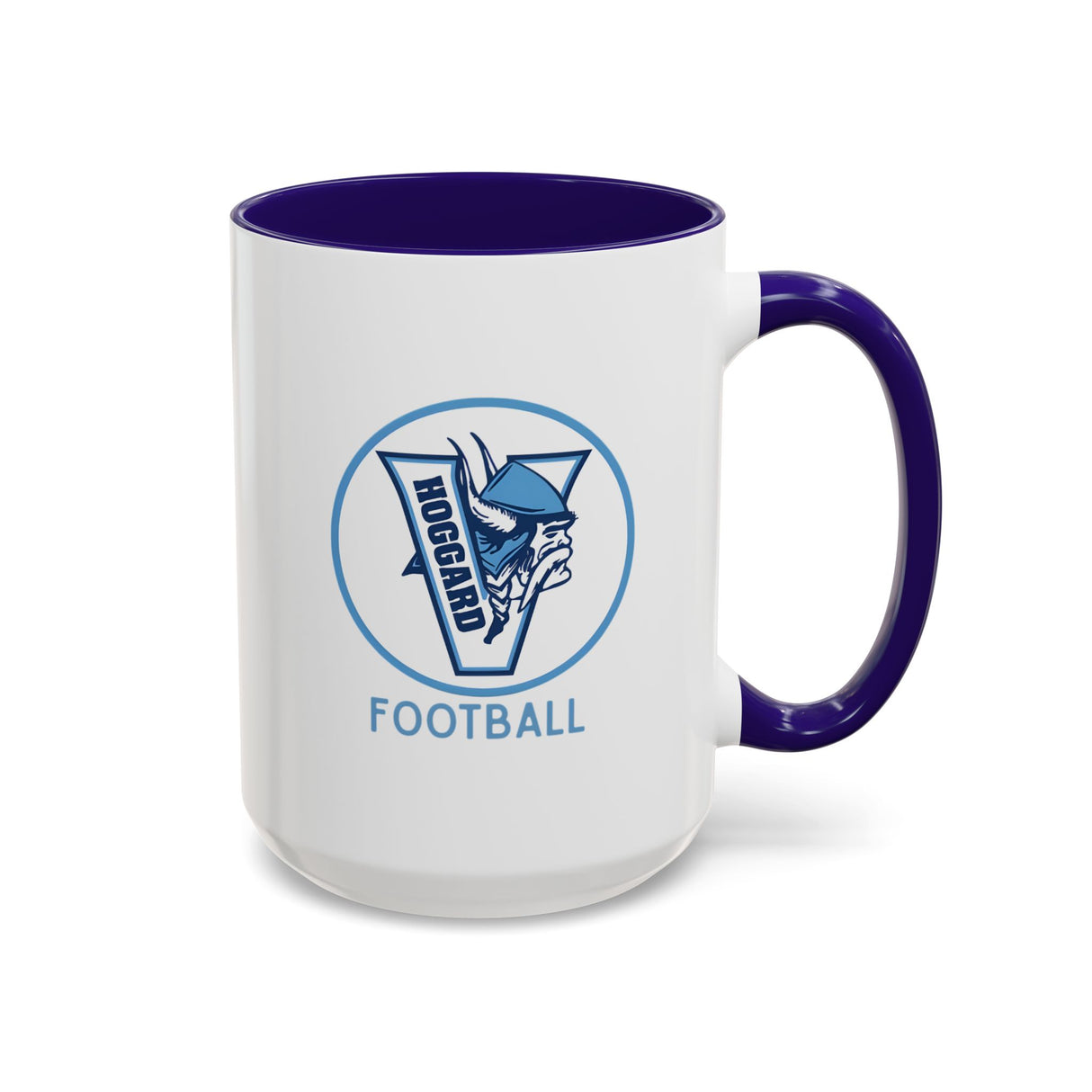 Hoggard Vikings Football Color Accent Mug — 11oz/15oz