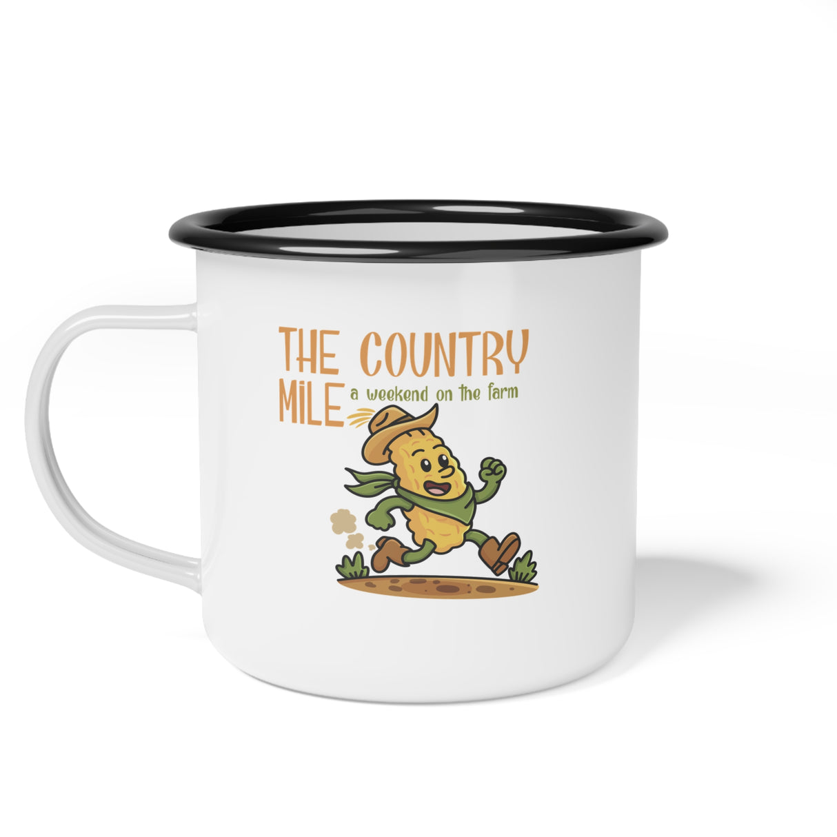 The Country Mile Weekend on the Farm Enamel Camp Cup - 12 oz