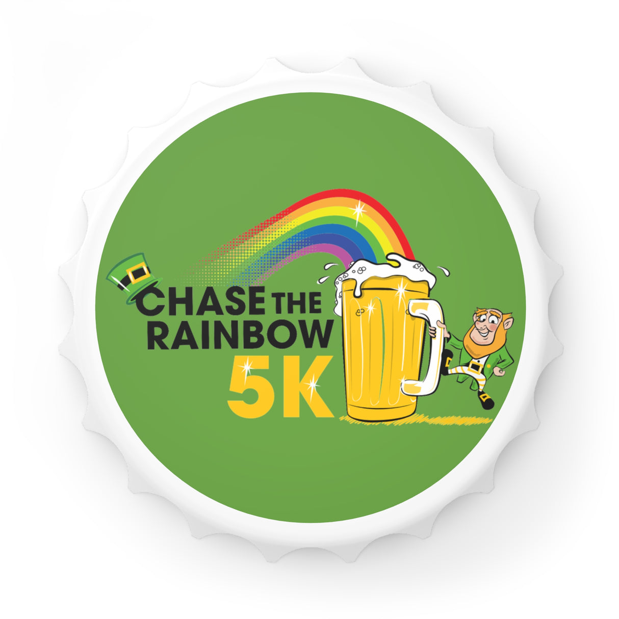 Chase the Rainbow 5K Bottle Opener