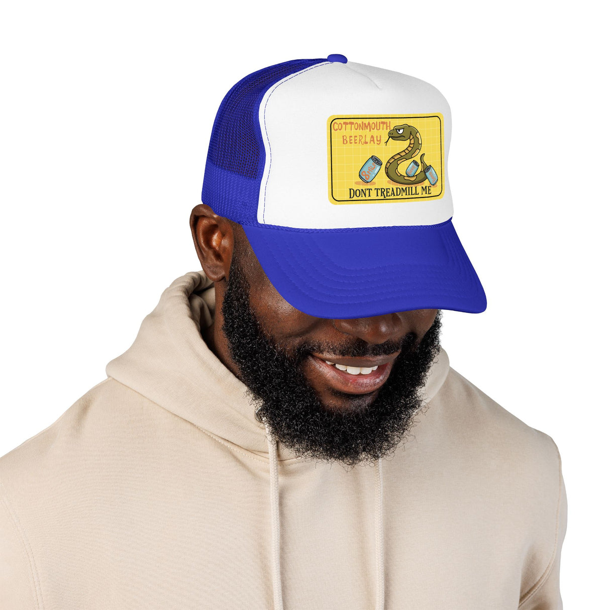 Cottonmouth Beer Relay Don’t Treadmill Me Foam Trucker Hat