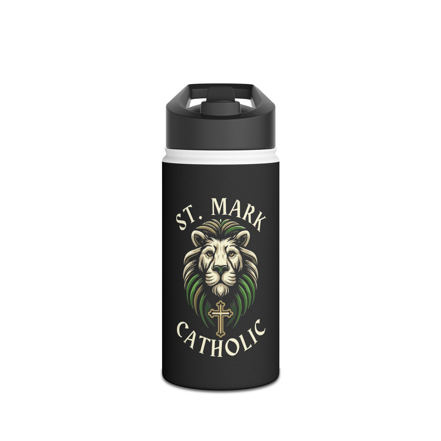 St. Mark Catholic Stainless Steel Water Bottle -  12 oz -32 oz
