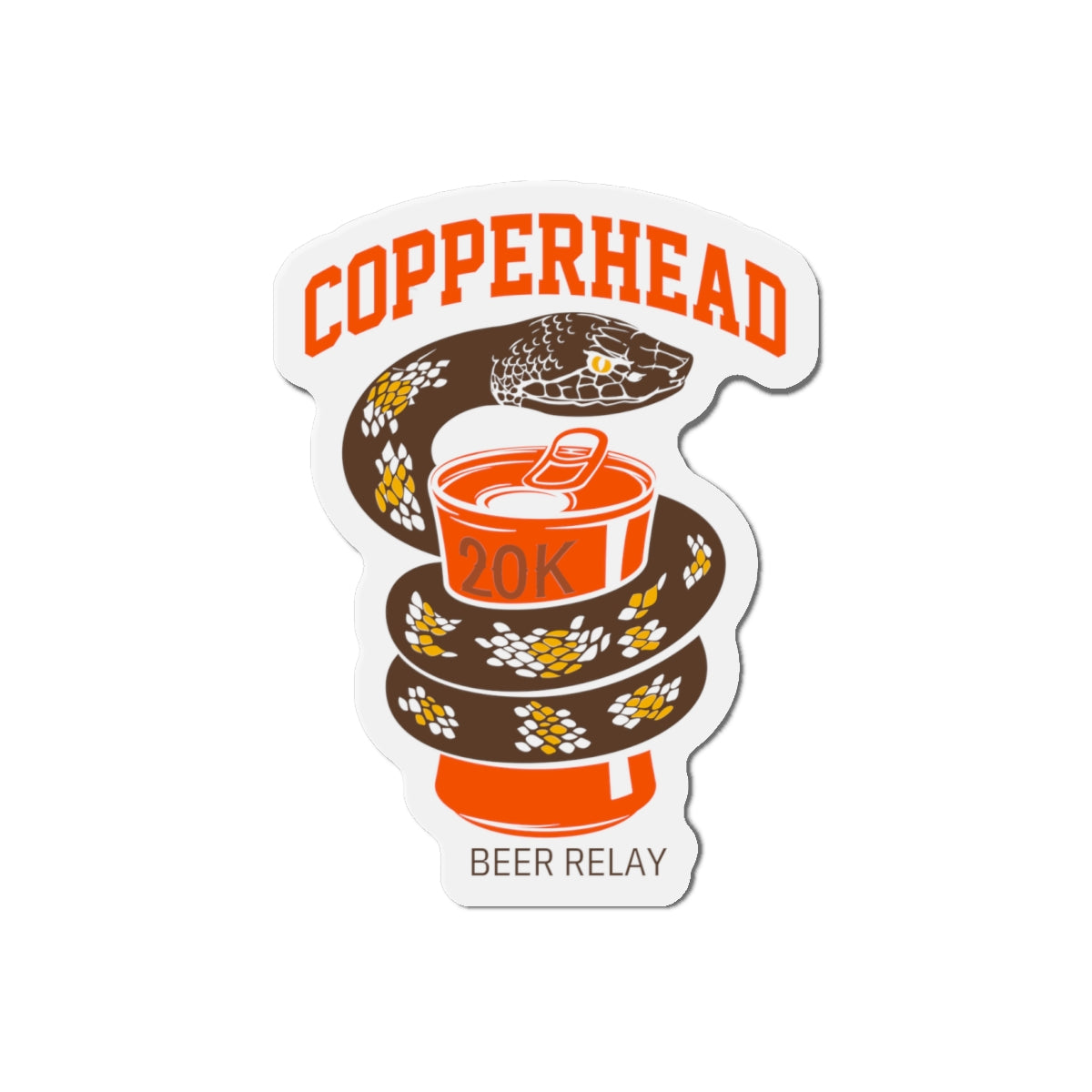 Copperhead Beer Relay Magnets
