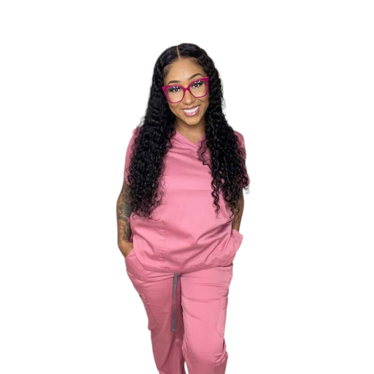 DK 4 Pocket V-Neck Scrub Top (Unisex)