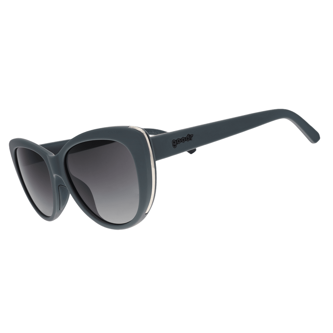 "Not Gray, Diet Black" Glam G Polarized Sunglasses
