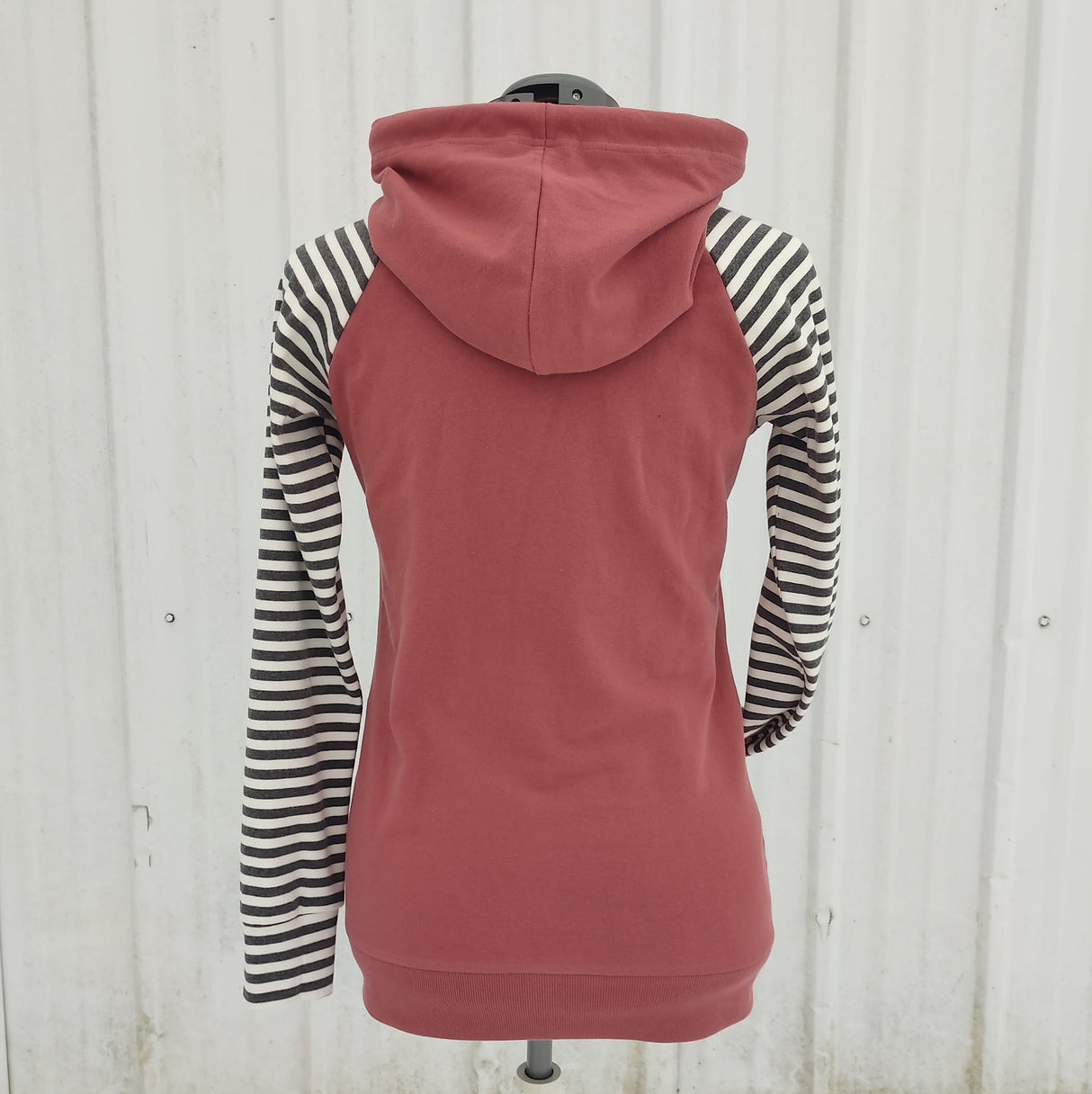Women's Apple Pink Stripes Hoodie