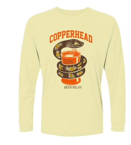 Copperhead Beer Relay Islander L/S Performance Tee w/ UPF 50+