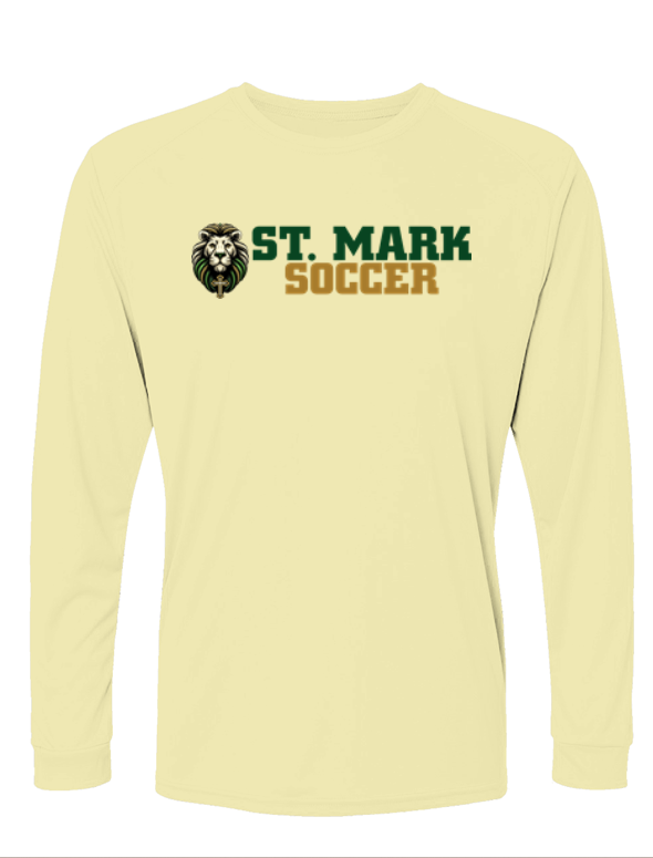 St. Mark Catholic Soccer L/S Performance Tee w/ SPF 50+