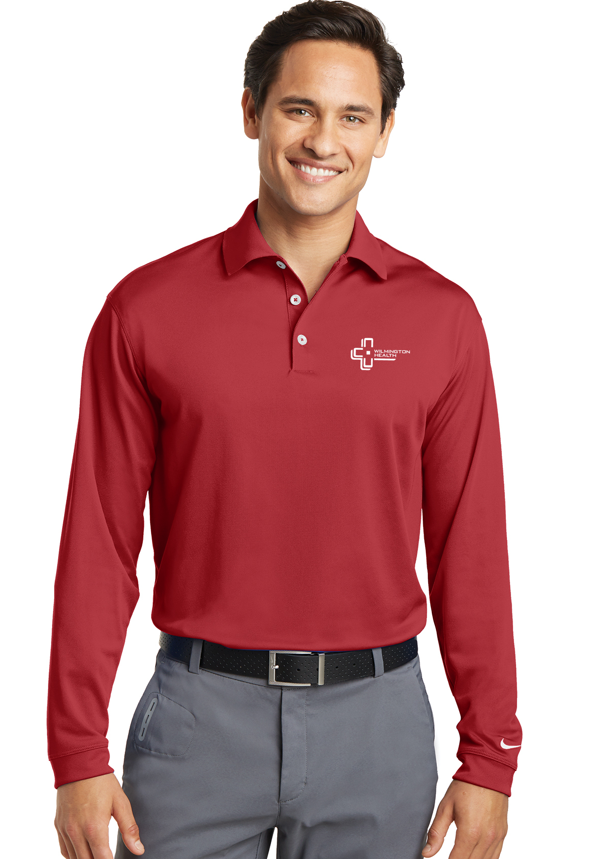 Nike Men's Long Sleeve Dri-FIT Stretch Tech Polo