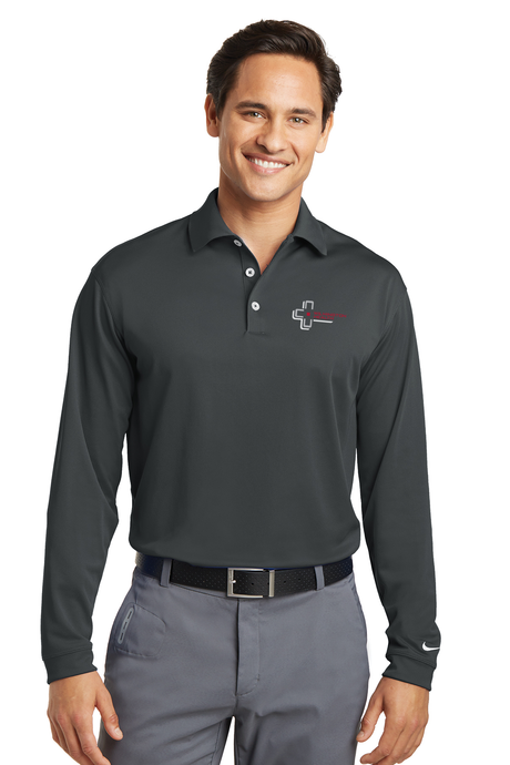 Nike Men's Long Sleeve Dri-FIT Stretch Tech Polo