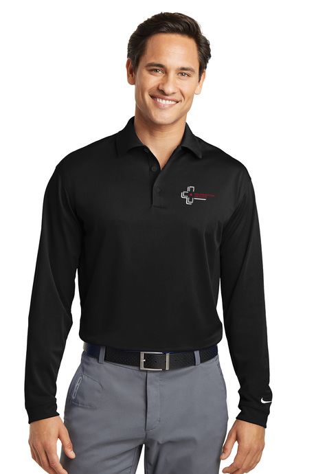 Nike Men's Long Sleeve Dri-FIT Stretch Tech Polo