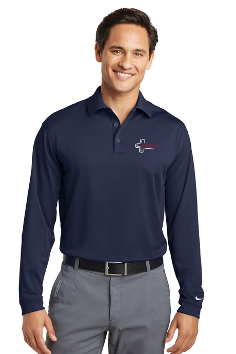 Nike Men's Long Sleeve Dri-FIT Stretch Tech Polo
