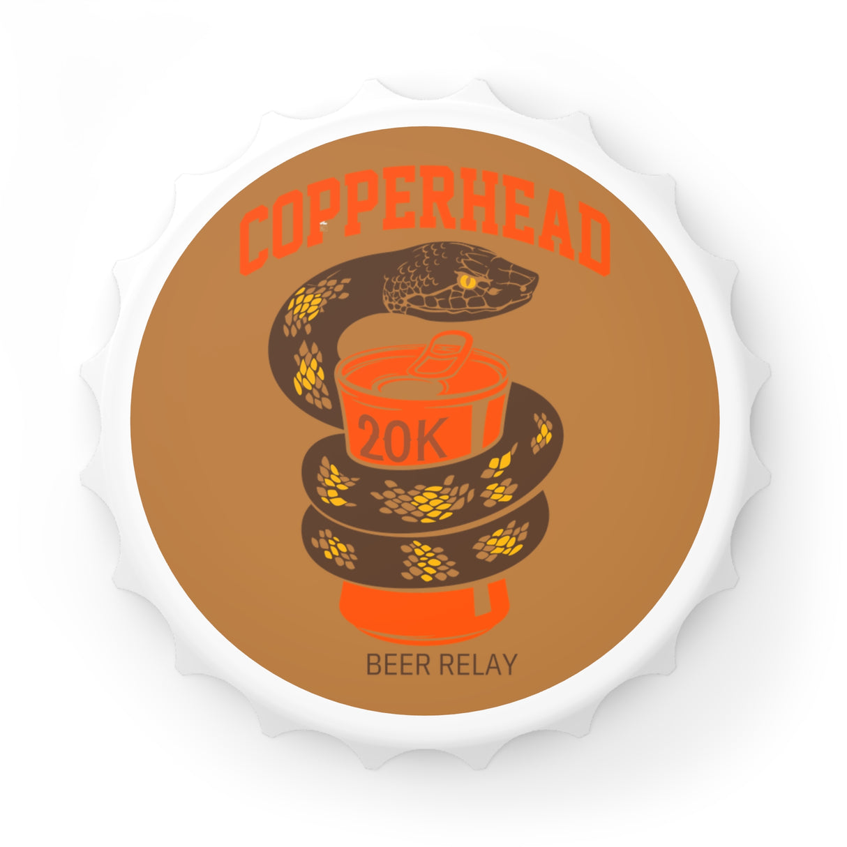 Copperhead Beer Relay 20K Bottle Opener