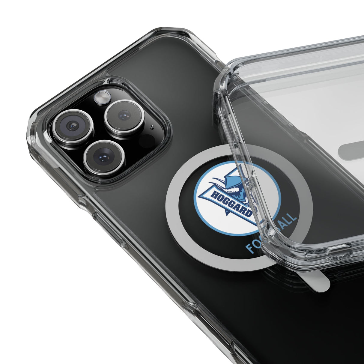 Hoggard Vikings Football Clear Magnetic MagSafe iPhone Case