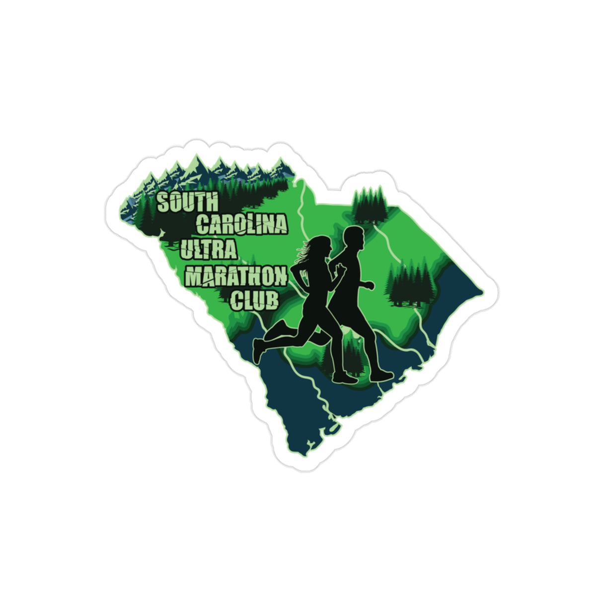 South Carolina Ultra Marathon Club Indoor / Outdoor Stickers