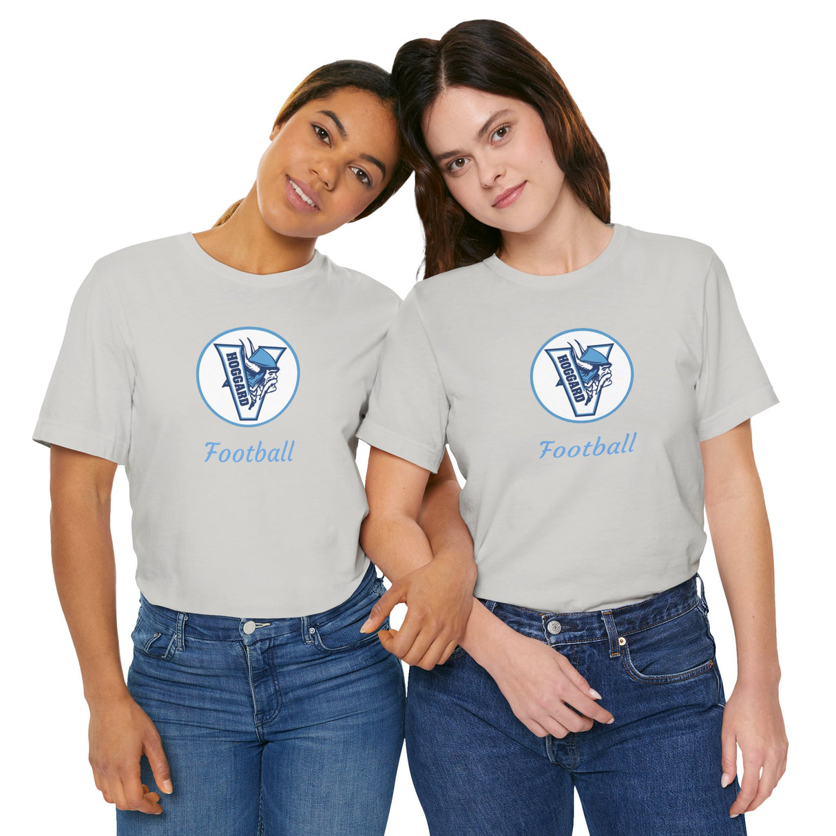 Hoggard Vikings Football Unisex Heathered Tee